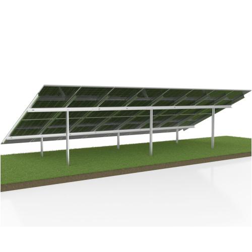 System dwupodporowy 2-moduły pionowo Bifacial