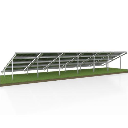 System dwupodporowy 4-moduły poziomo Bifacial